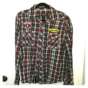 Ring of Fire Mens long sleeve shirt